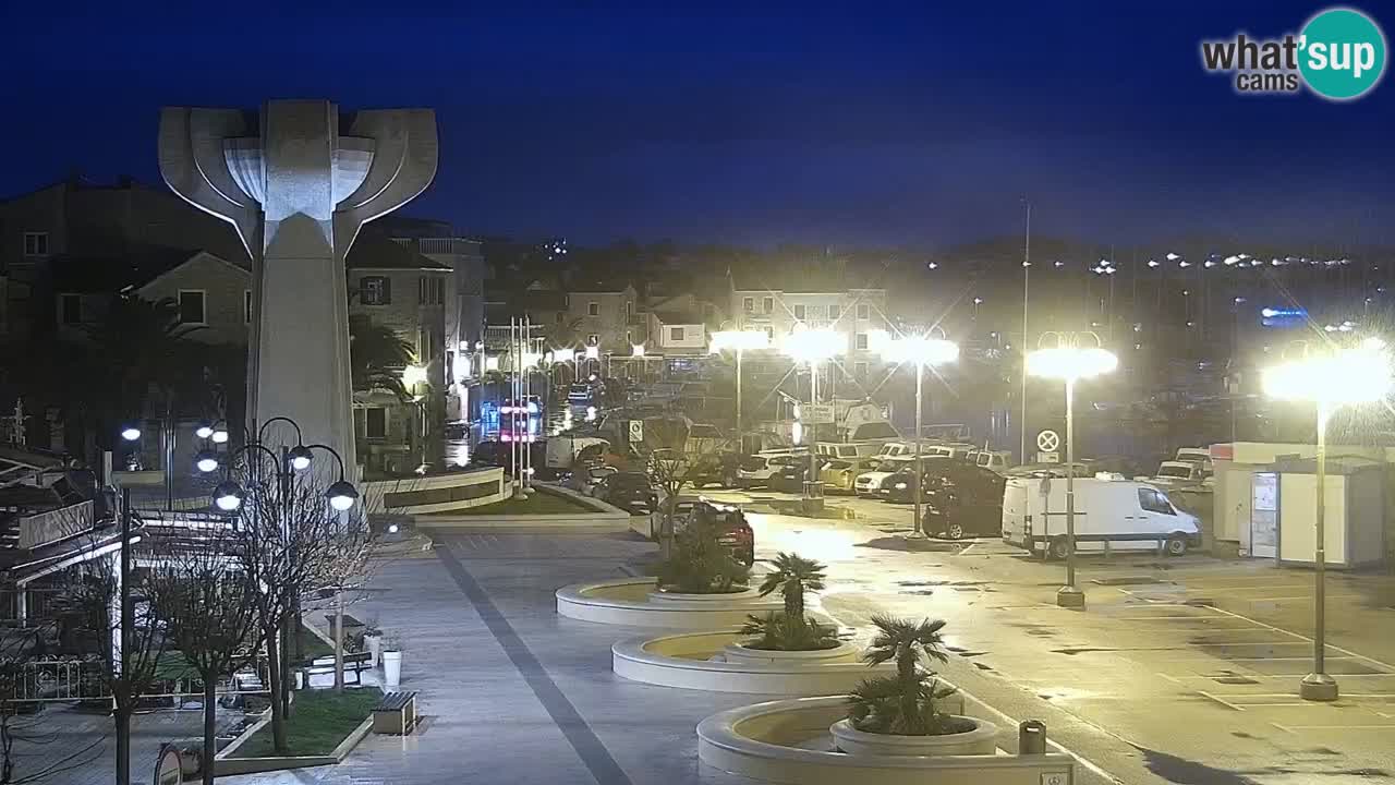 Vodice webcam live – front de mer