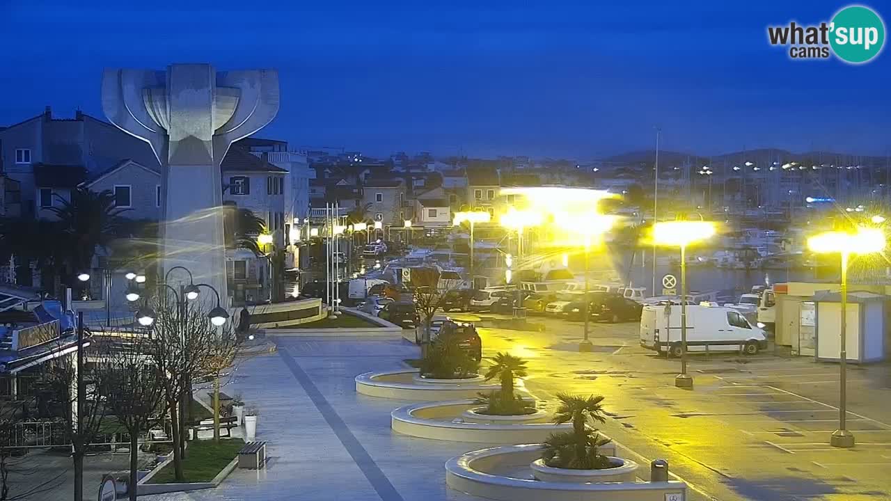 Vodice livecam – marina e il lungomare