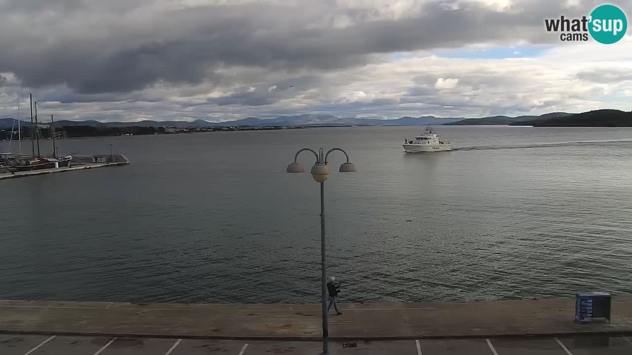 Vodice Live webcam – marina and  seafront