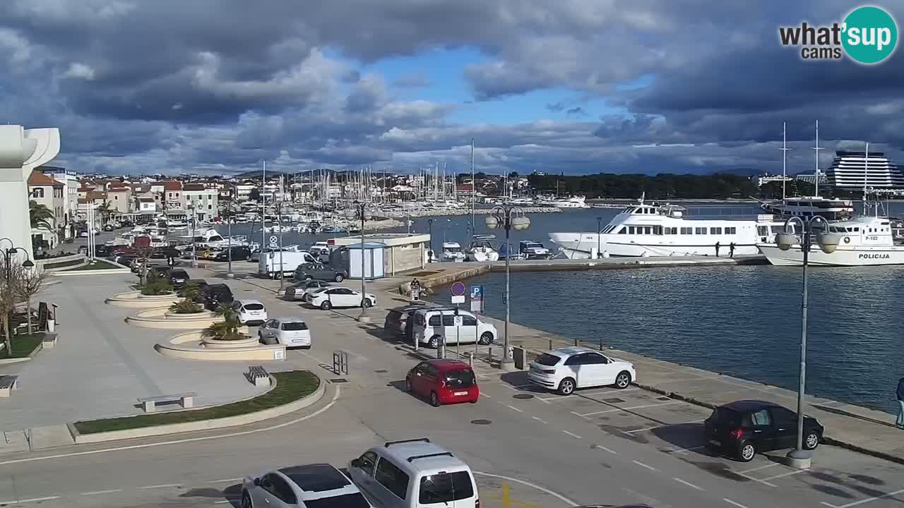 Vodice spletna kamera – marina in riva