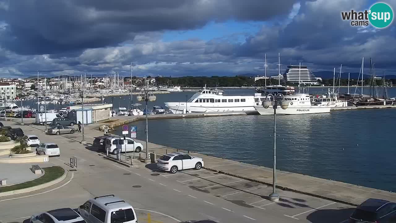 Vodice spletna kamera – marina in riva