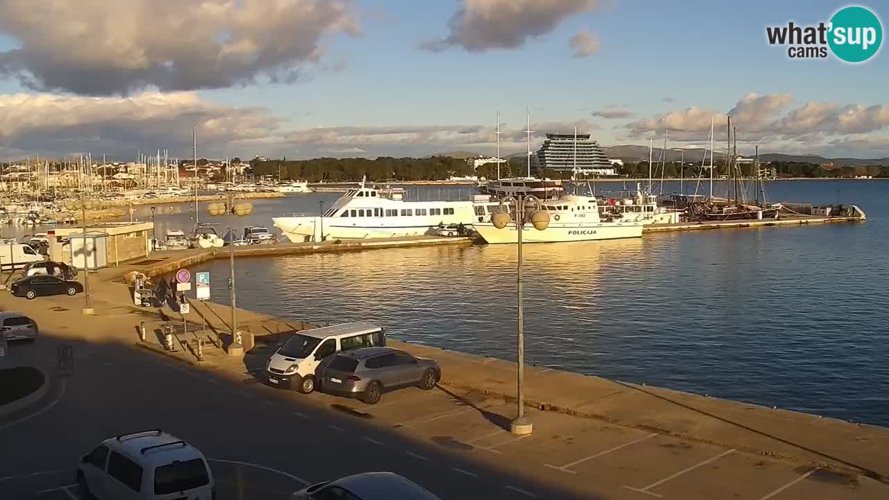 Vodice Live webcam – marina and  seafront