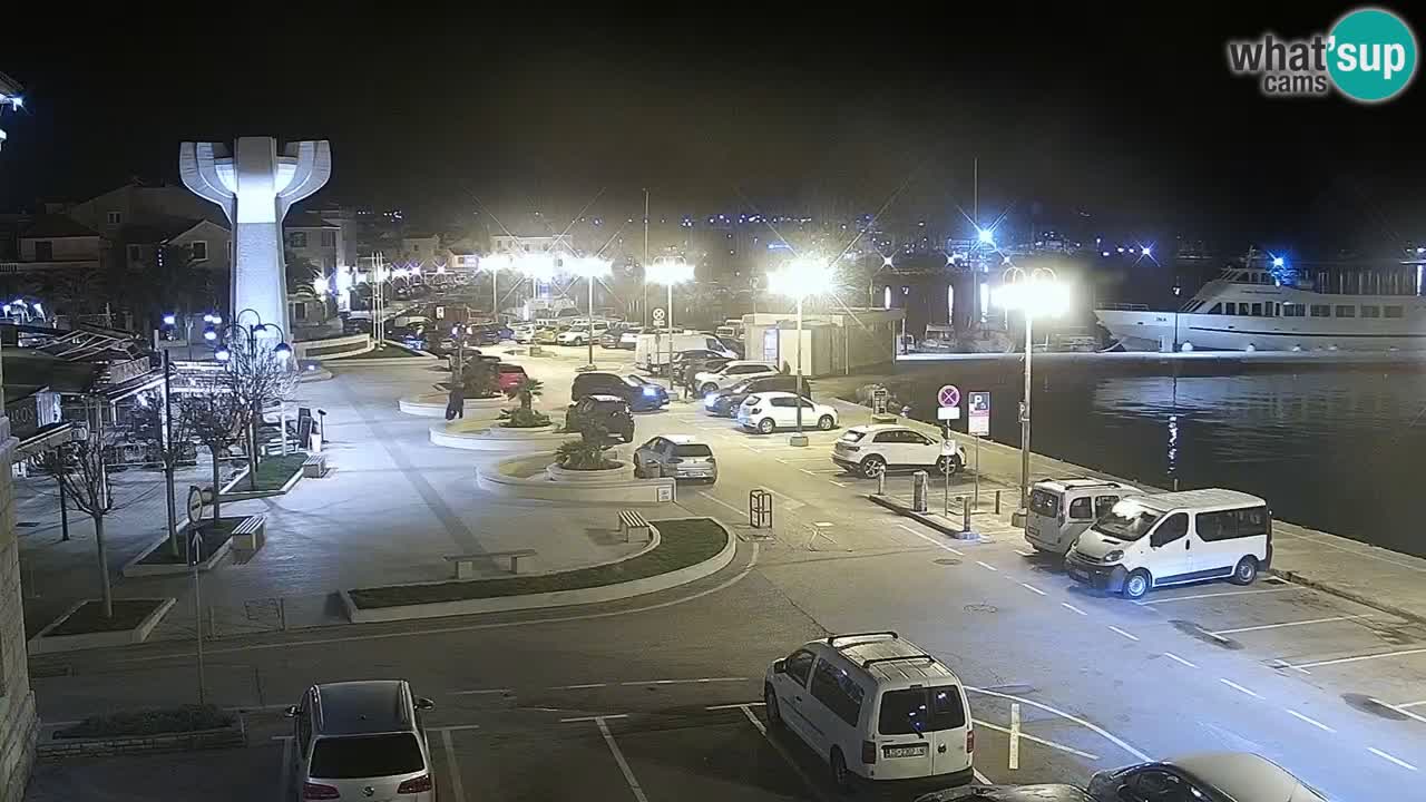 Vodice webcam – marina i meer