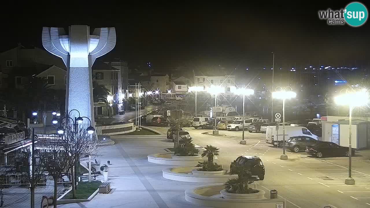 Vodice web kamera – marina i riva