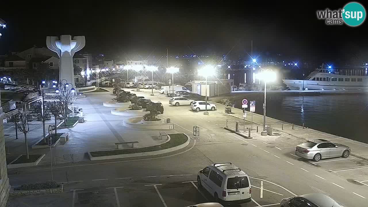 Vodice webcam live – front de mer