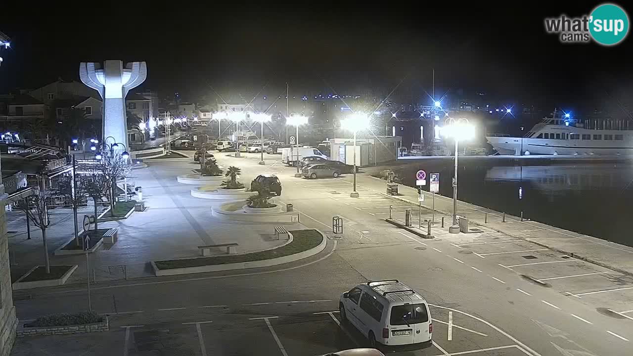 Vodice web kamera – marina i riva