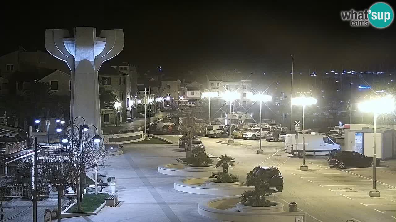 Vodice webcam live – front de mer