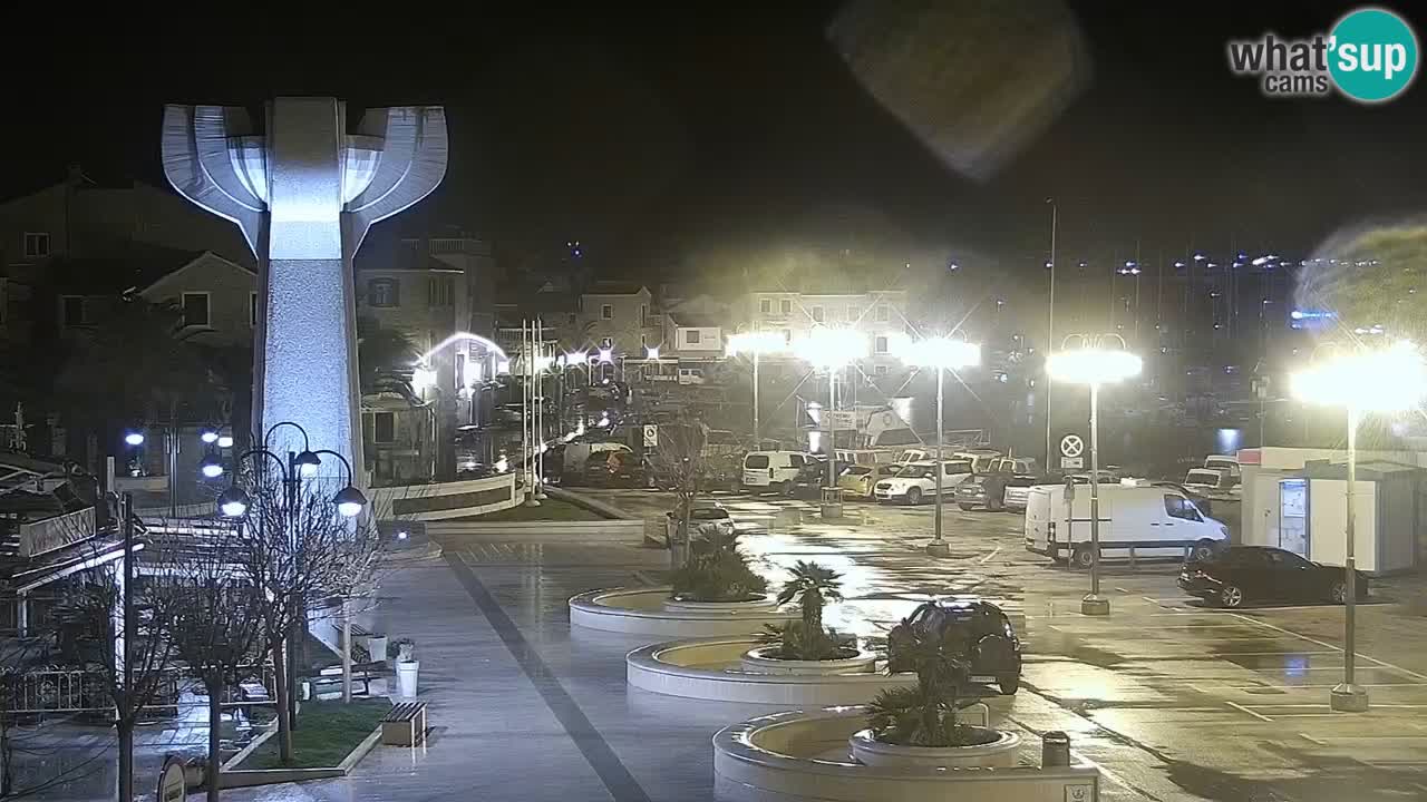 Vodice web kamera – marina i riva