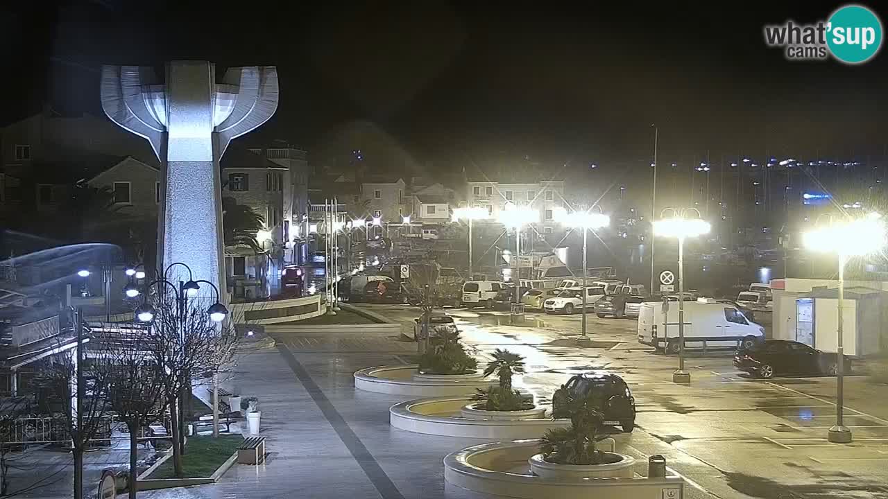 Vodice webcam live – front de mer