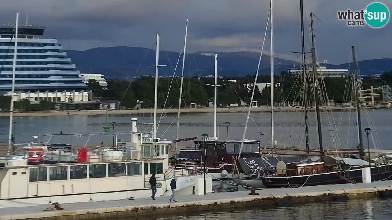 Vodice webcam – marina i meer