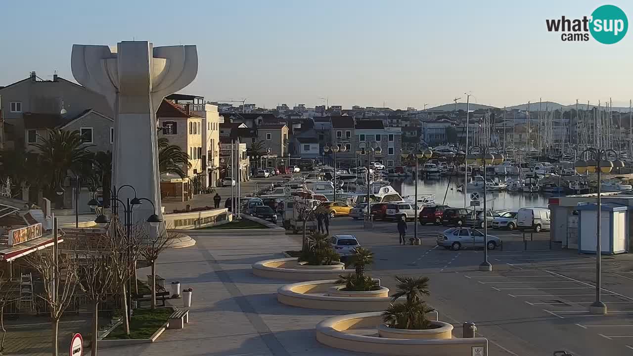 Vodice livecam – marina e il lungomare