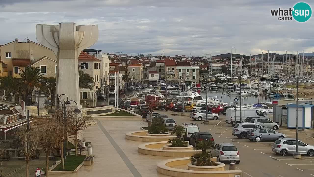 Vodice webcam live – front de mer