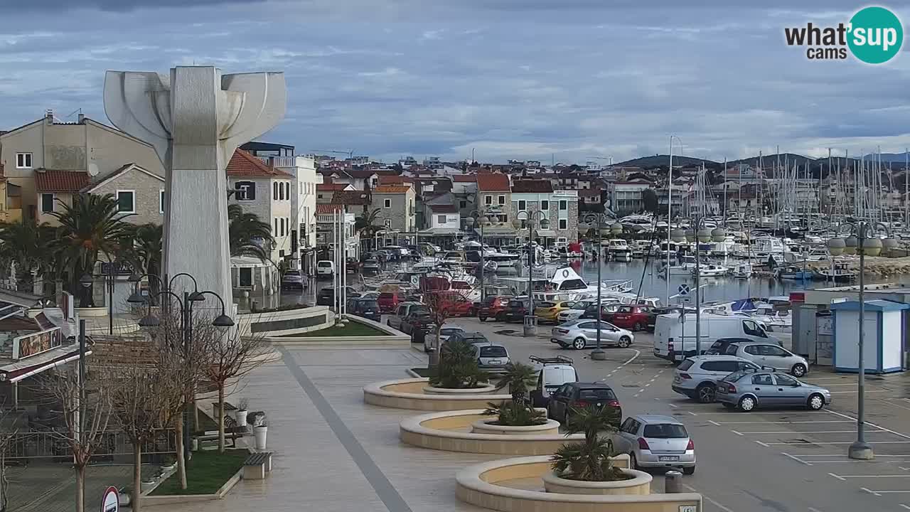 Vodice webcam live – front de mer