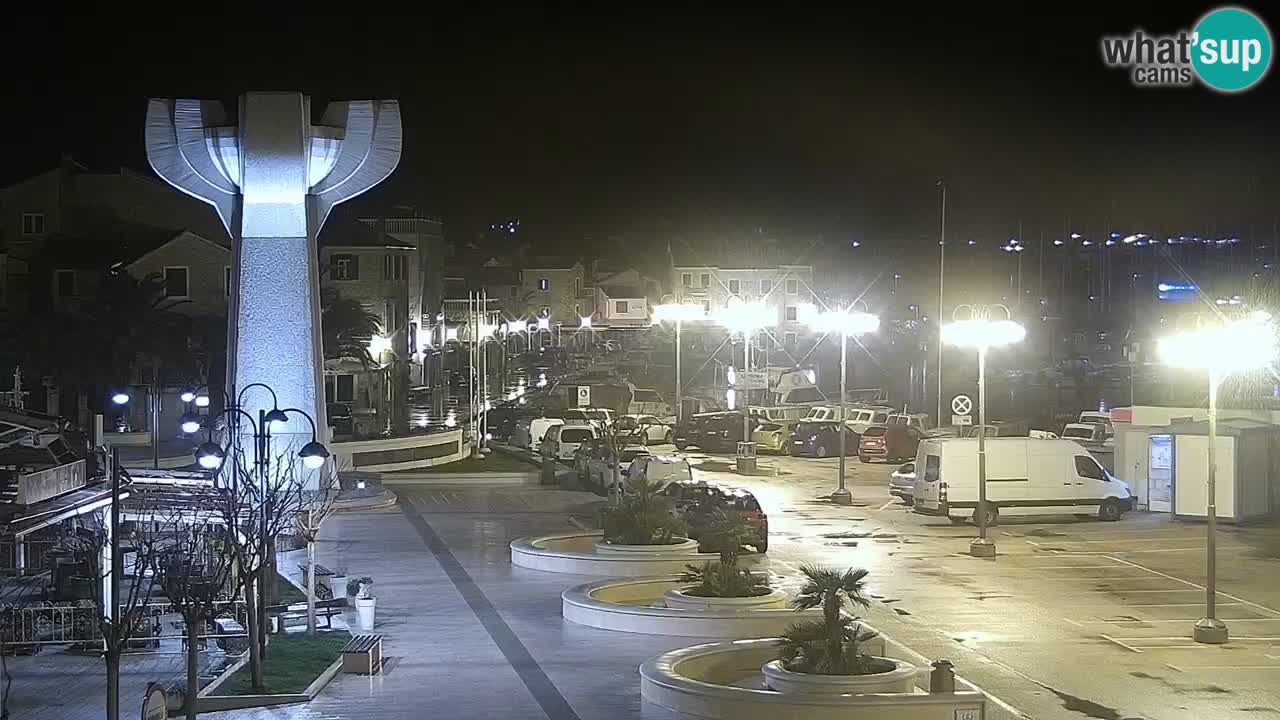 Vodice spletna kamera – marina in riva