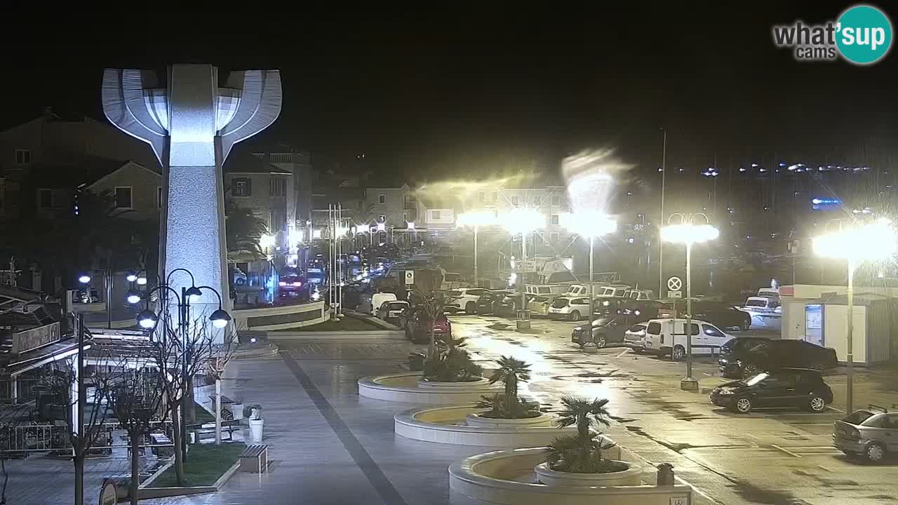 Vodice web kamera – marina i riva