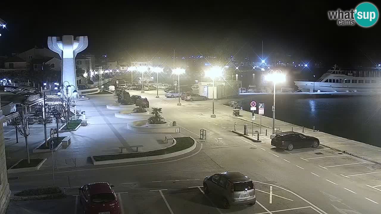 Vodice web kamera – marina i riva