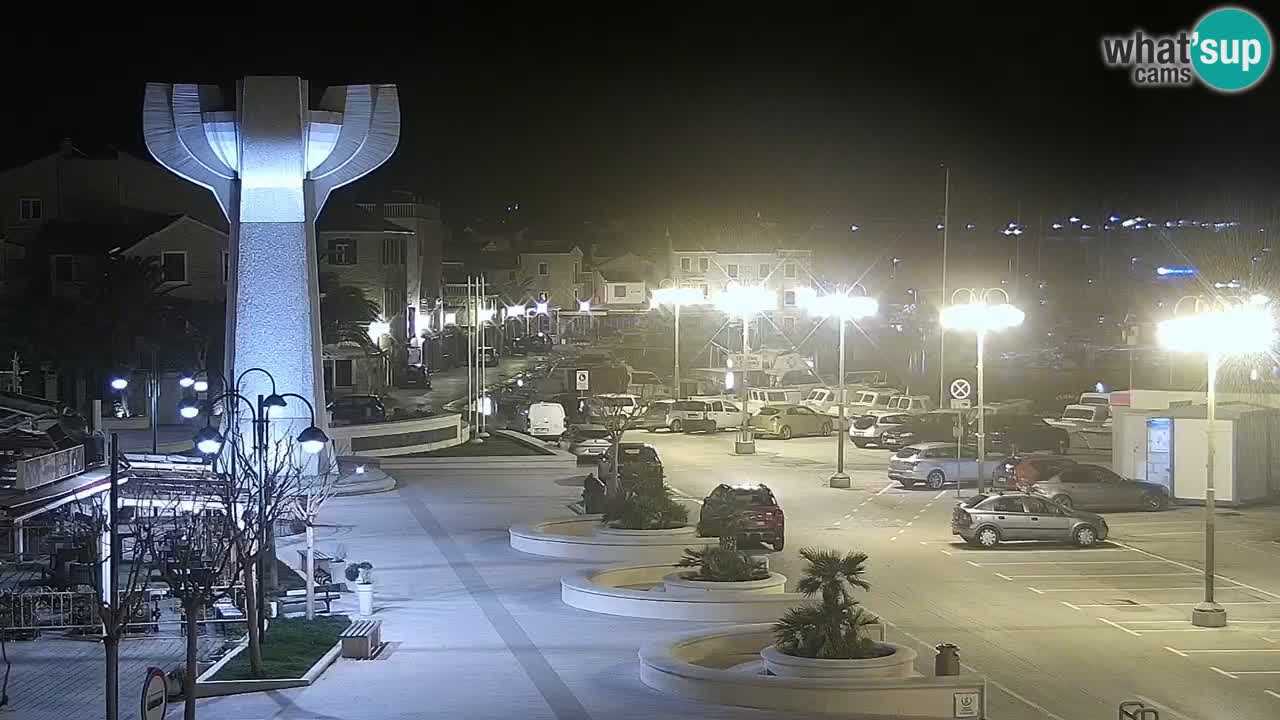 Vodice web kamera – marina i riva