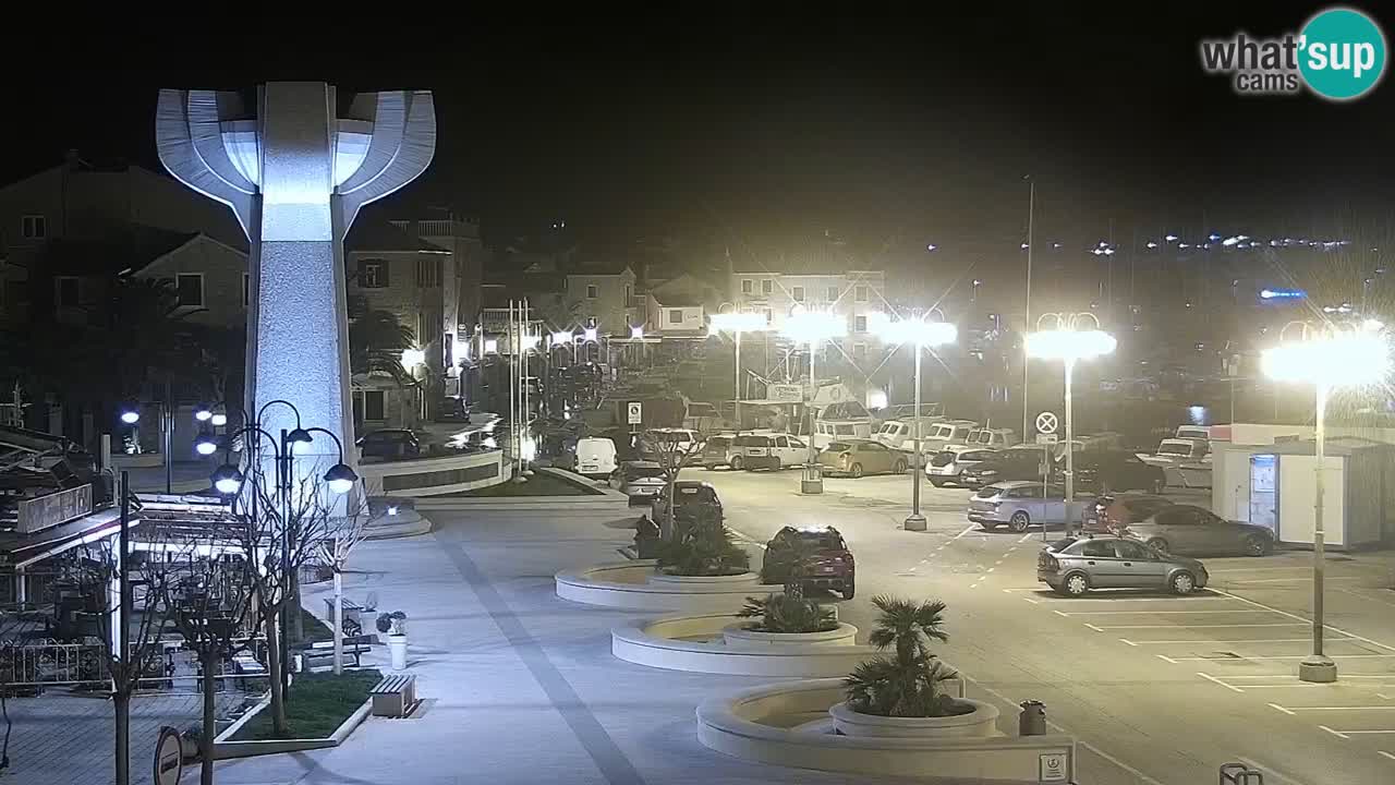 Vodice web kamera – marina i riva