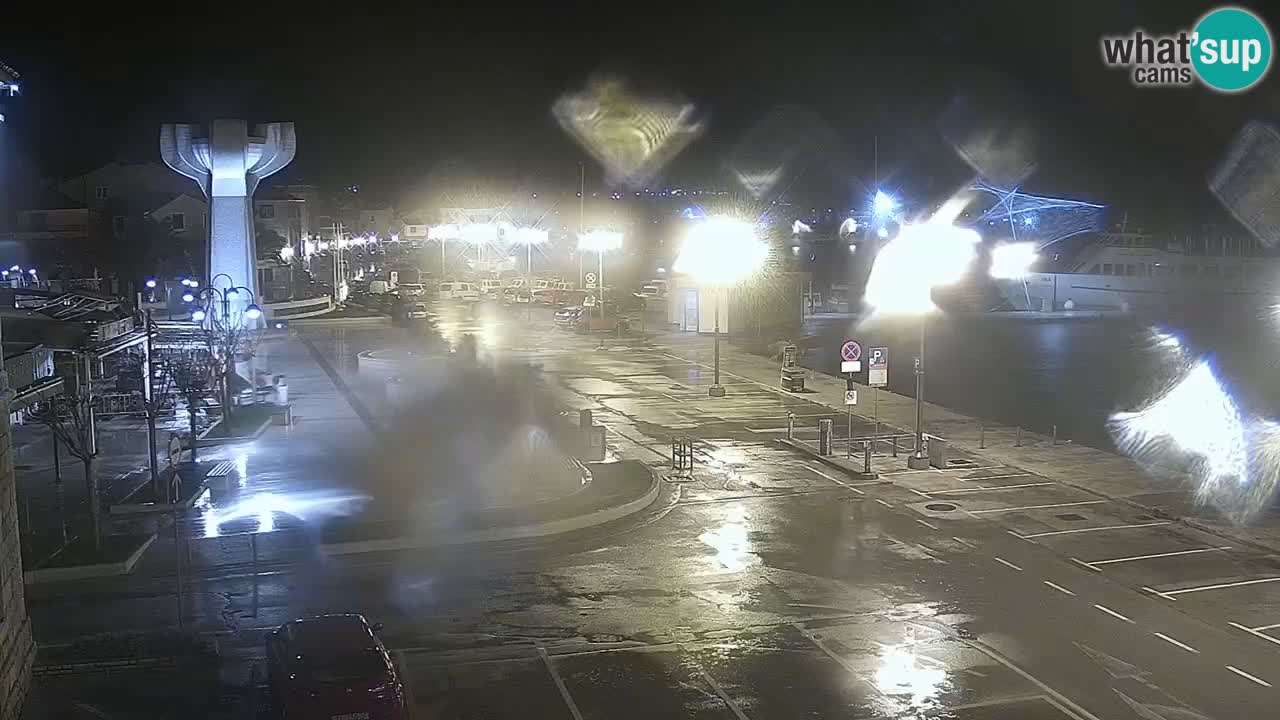 Vodice web kamera – marina i riva