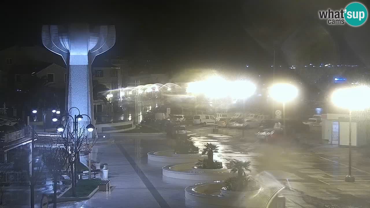 Vodice web kamera – marina i riva