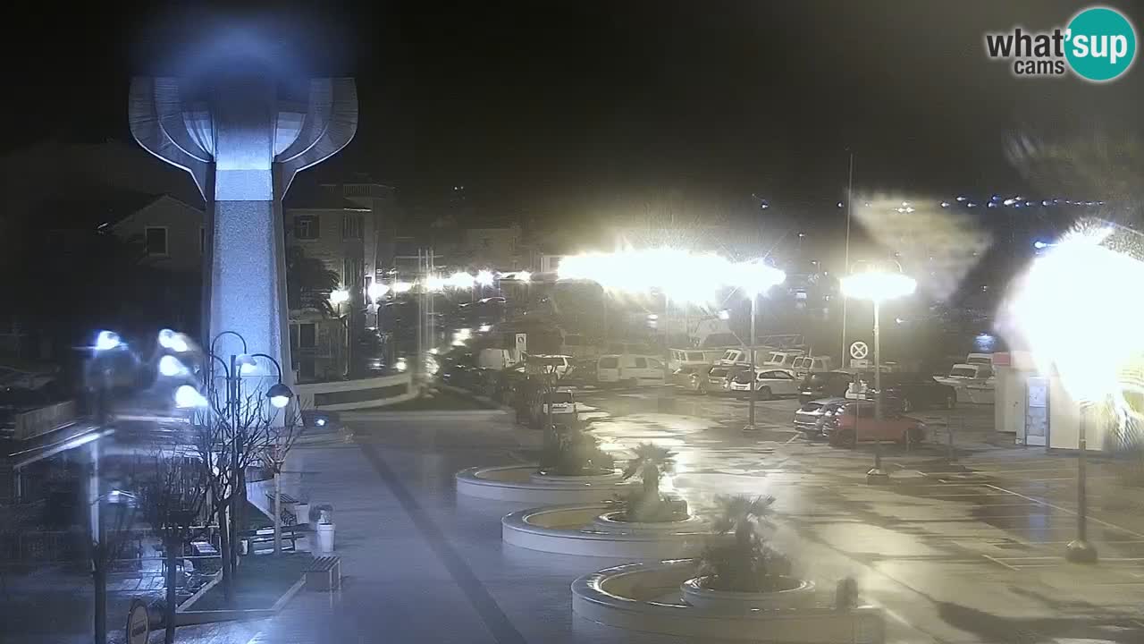 Vodice web kamera – marina i riva