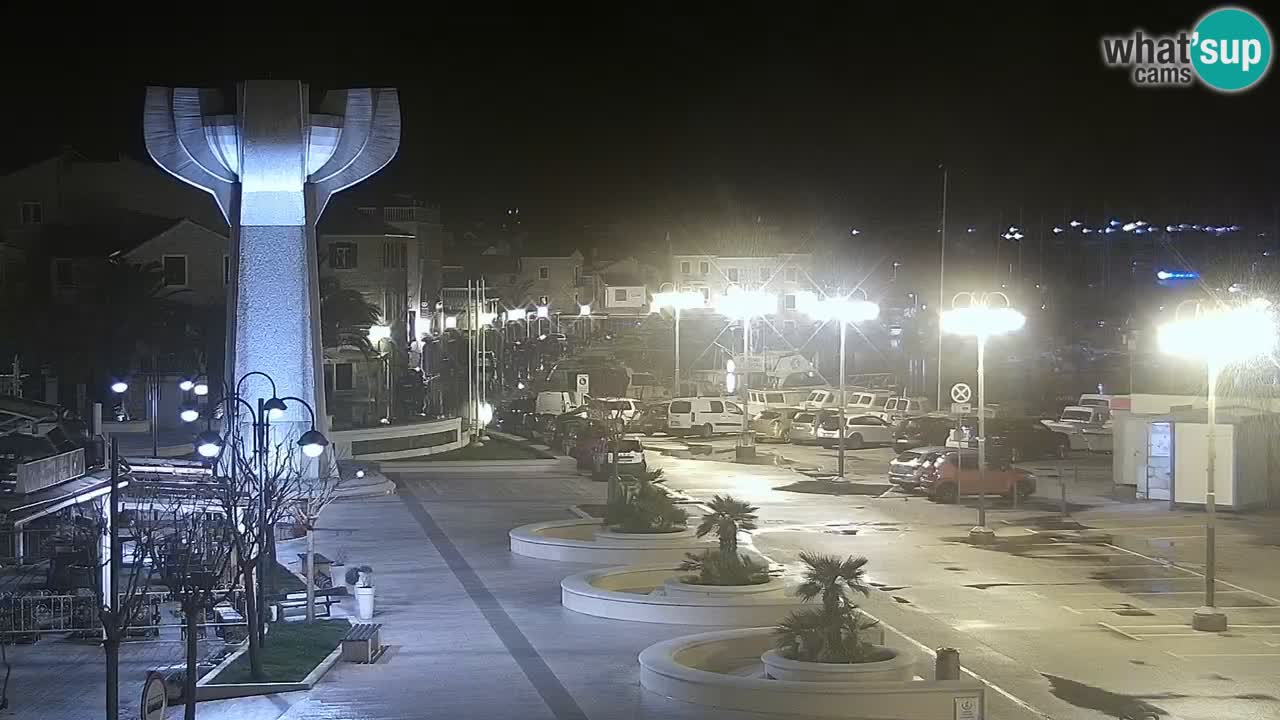 Vodice web kamera – marina i riva