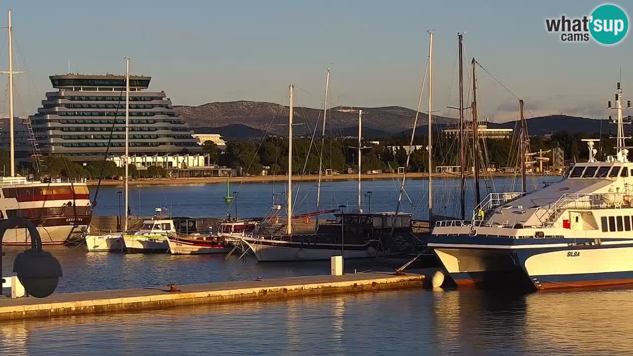 Vodice Live webcam – marina and seafront