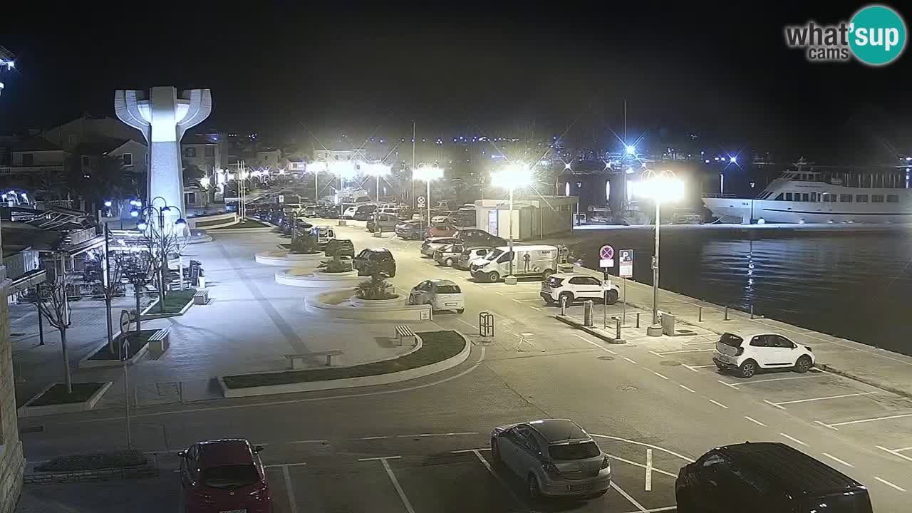 Vodice webcam live – front de mer