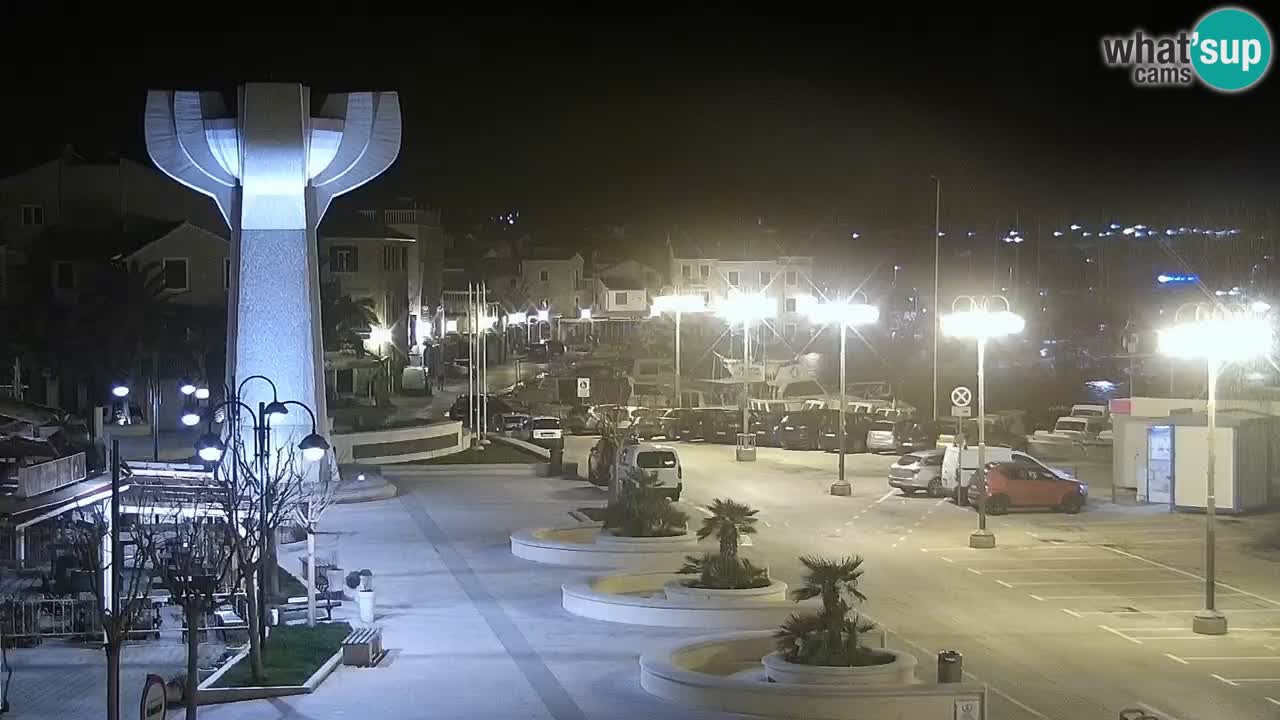 Vodice web kamera – marina i riva