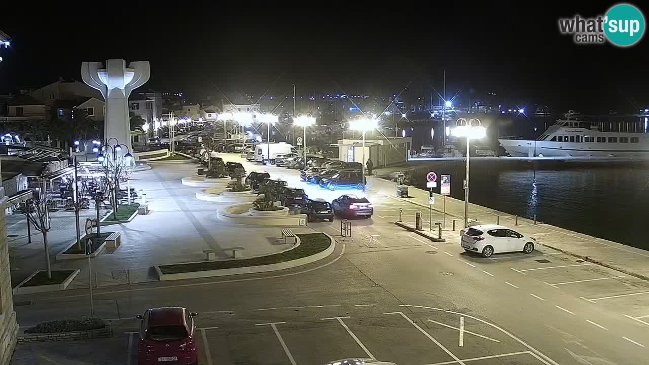 Vodice webcam – marina i meer