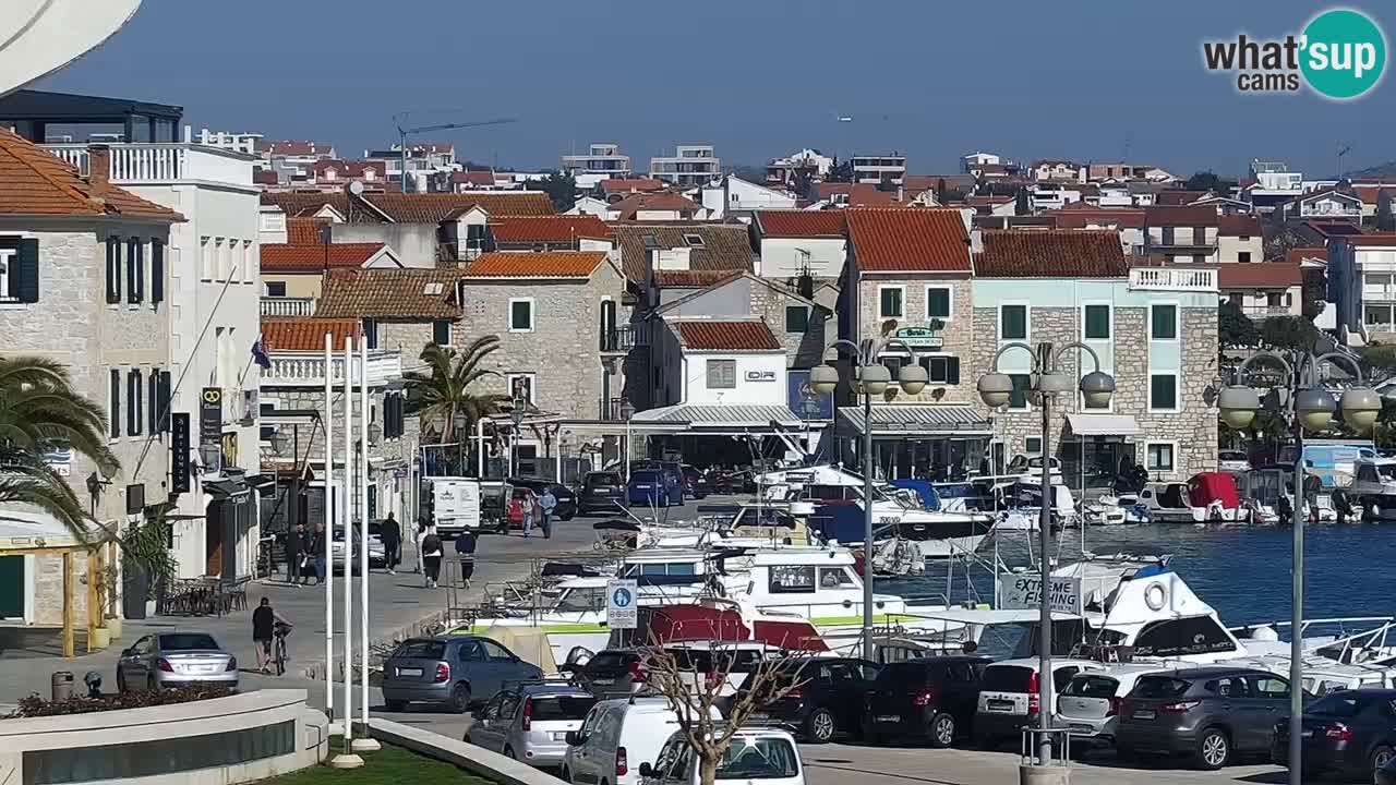 Vodice webcam – marina i meer