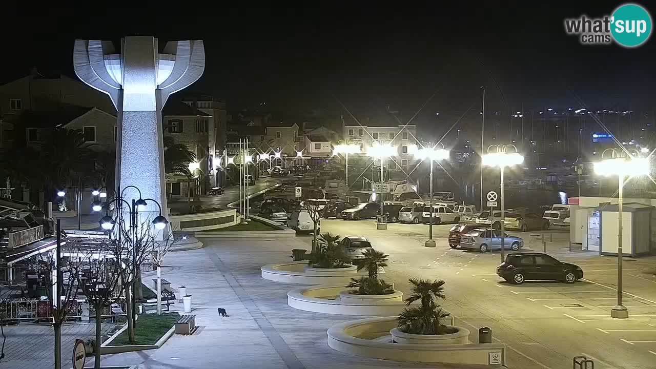 Vodice web kamera – marina i riva