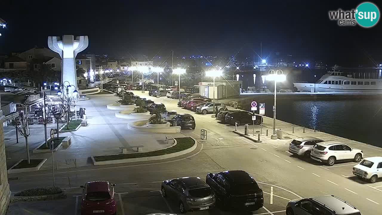 Vodice webcam – marina i meer