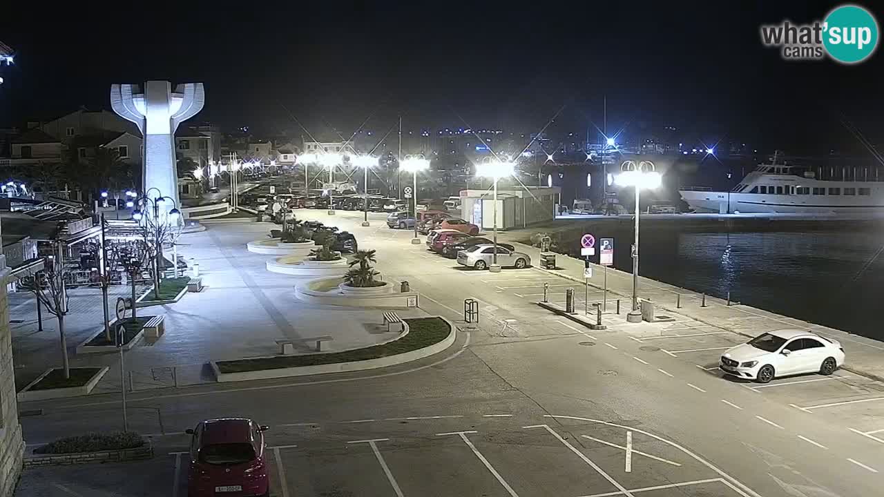 Vodice web kamera – marina i riva