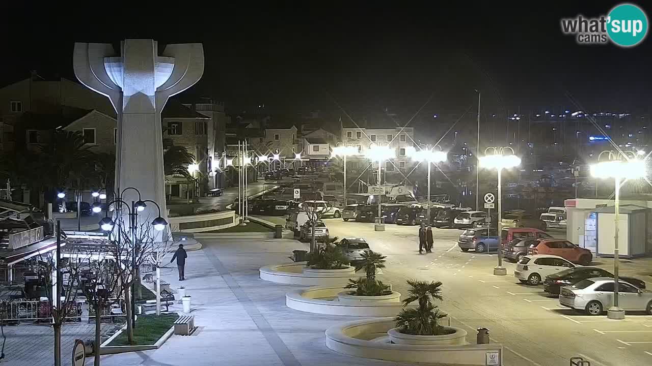 Vodice webcam live – front de mer