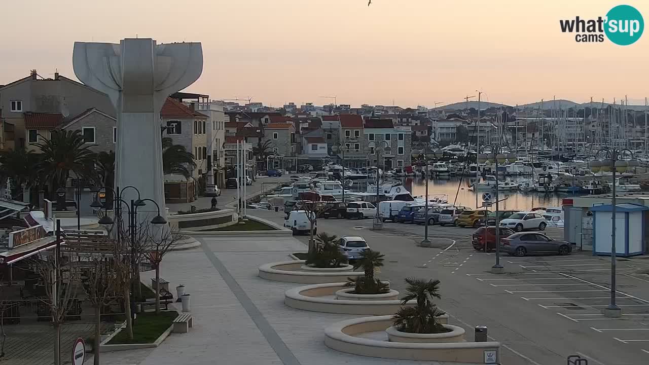 Vodice webcam live – front de mer