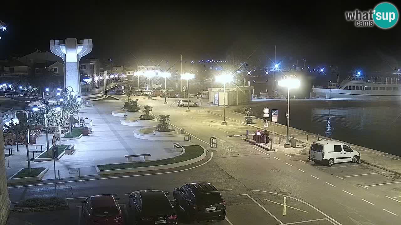 Vodice web kamera – marina i riva