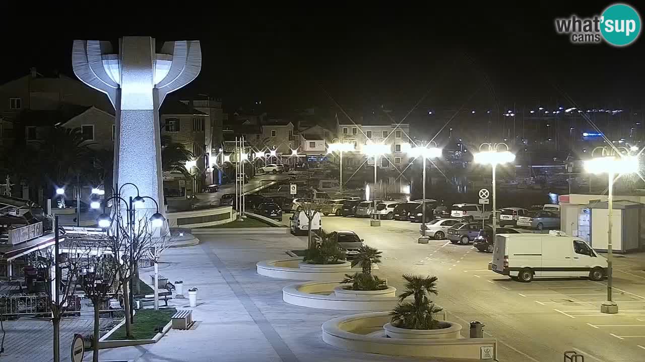 Vodice webcam live – front de mer