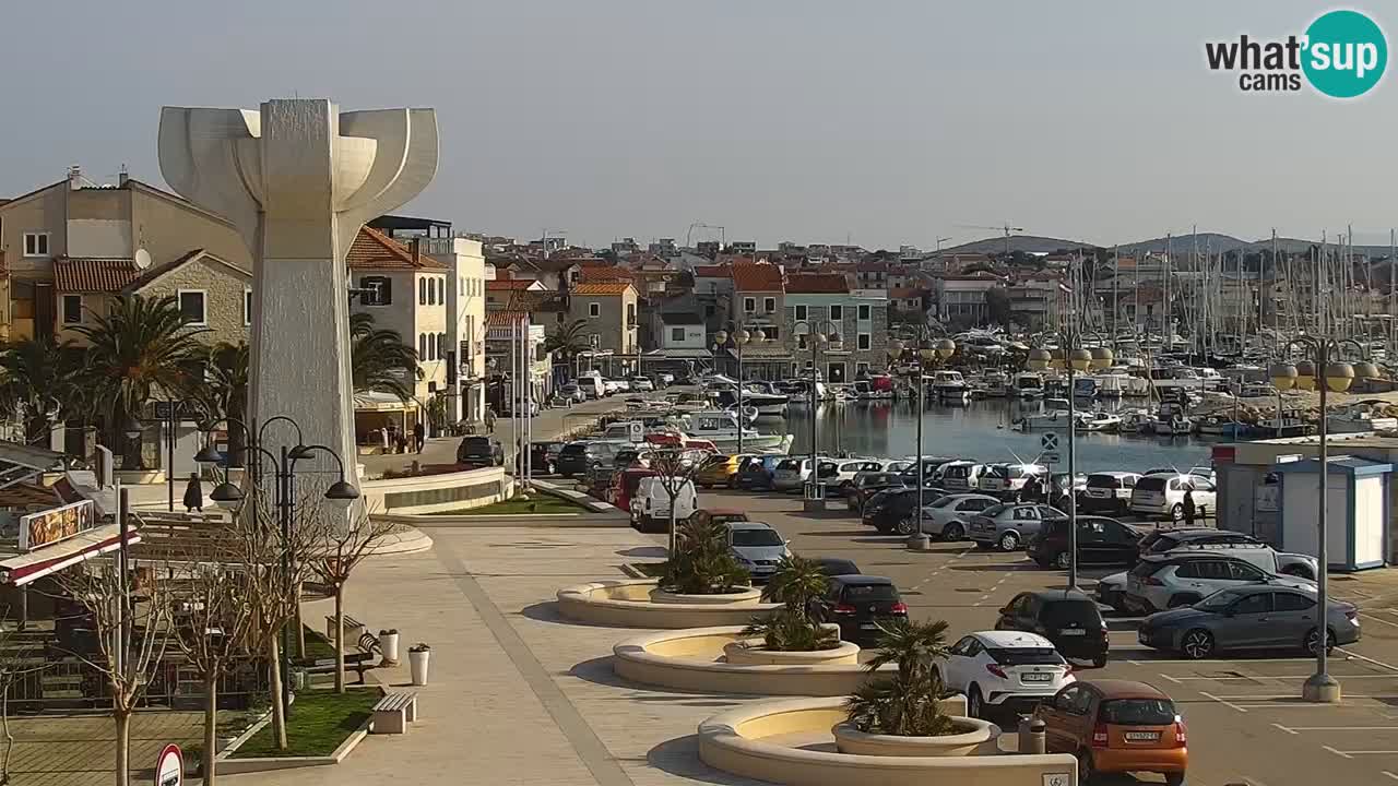 Vodice web kamera – marina i riva