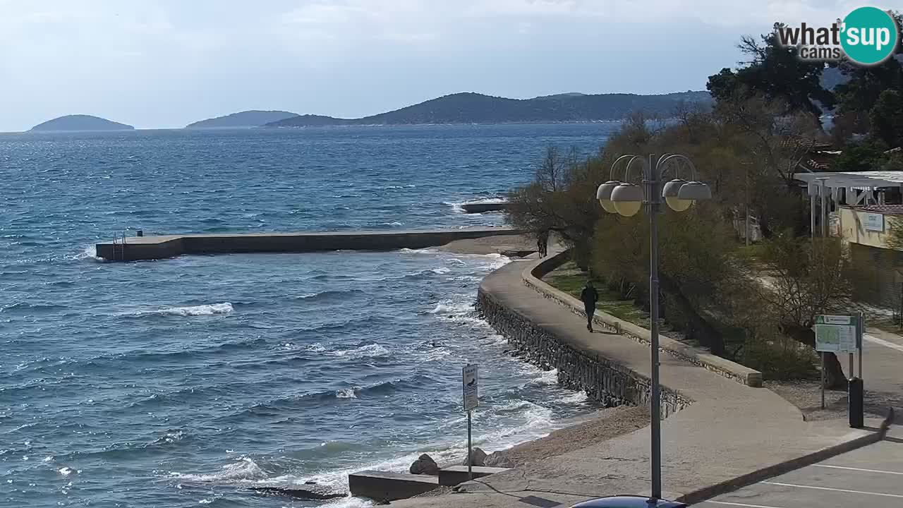 Vodice Live webcam – marina and  seafront