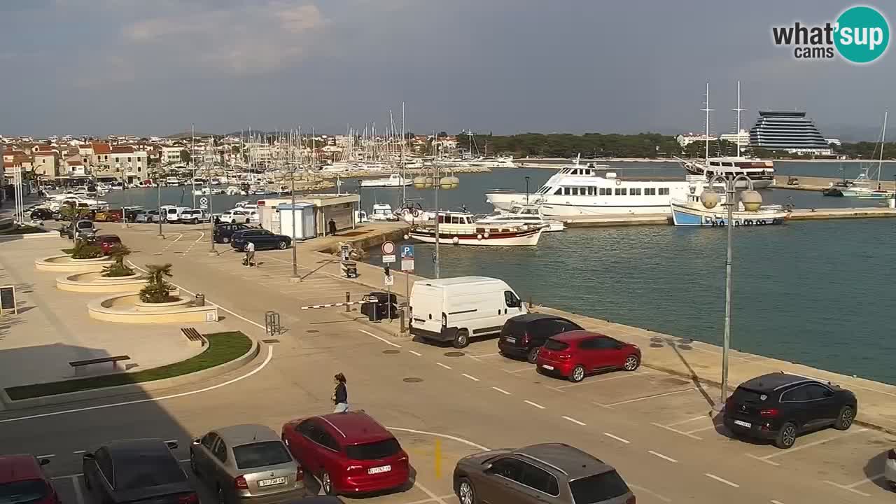 Vodice Live webcam – marina and  seafront