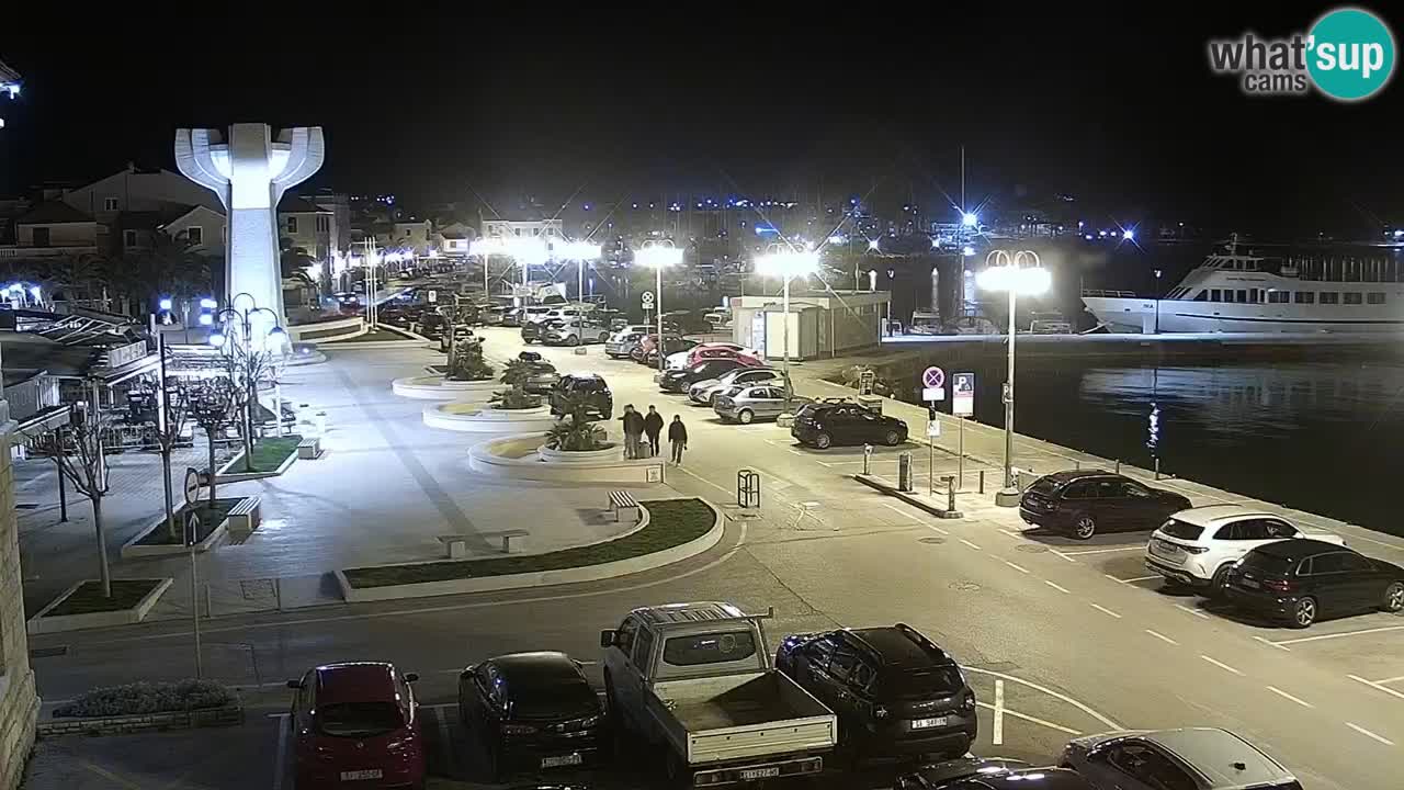 Vodice webcam – marina i meer