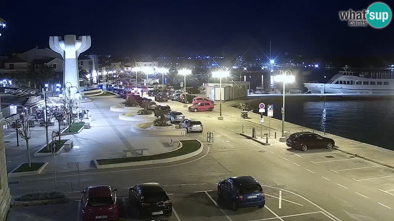 Vodice webcam live – front de mer