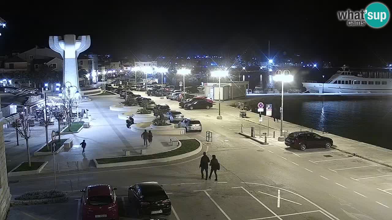 Vodice spletna kamera – marina in riva