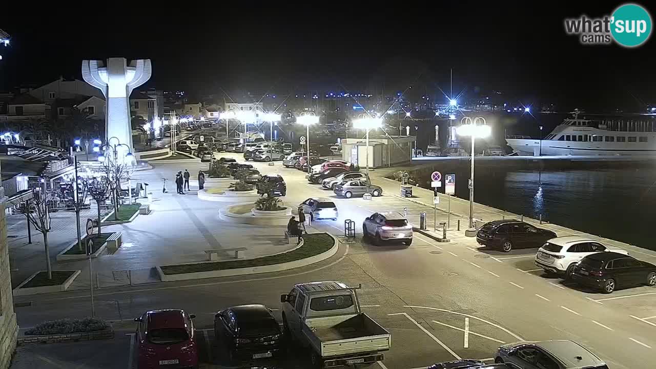 Vodice spletna kamera – marina in riva