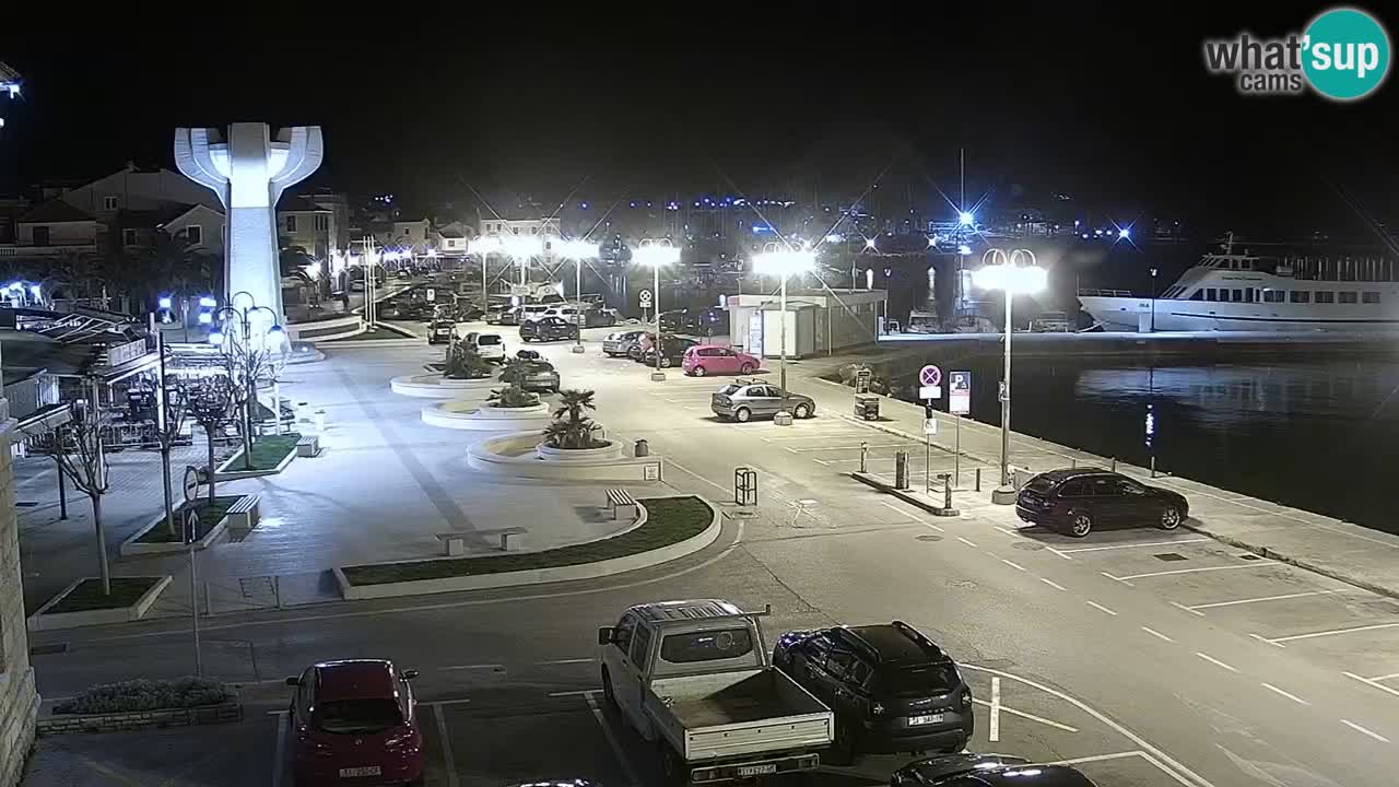 Vodice spletna kamera – marina in riva