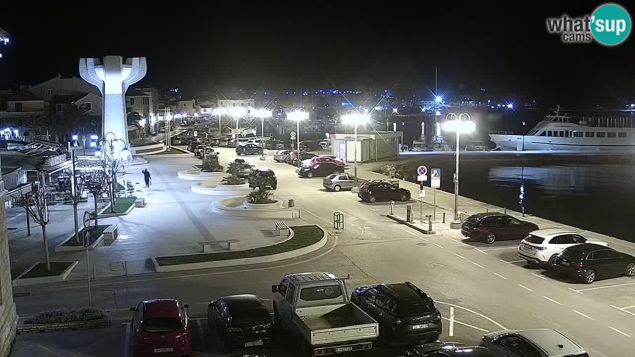 Vodice webcam live – front de mer