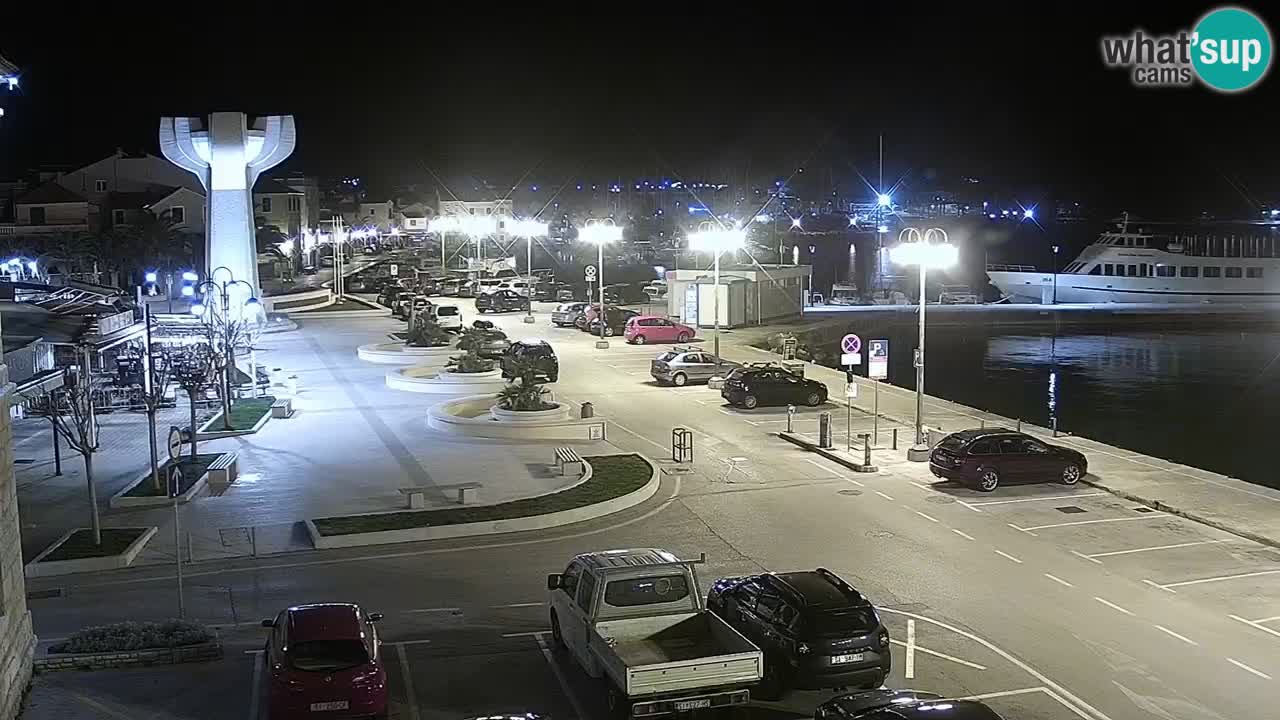 Vodice Live webcam – marina and seafront