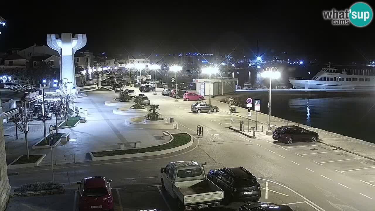 Vodice web kamera – marina i riva