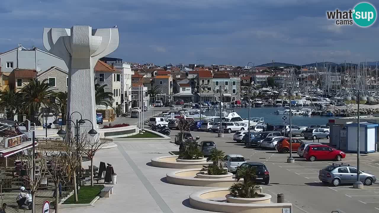 Vodice web kamera – marina i riva